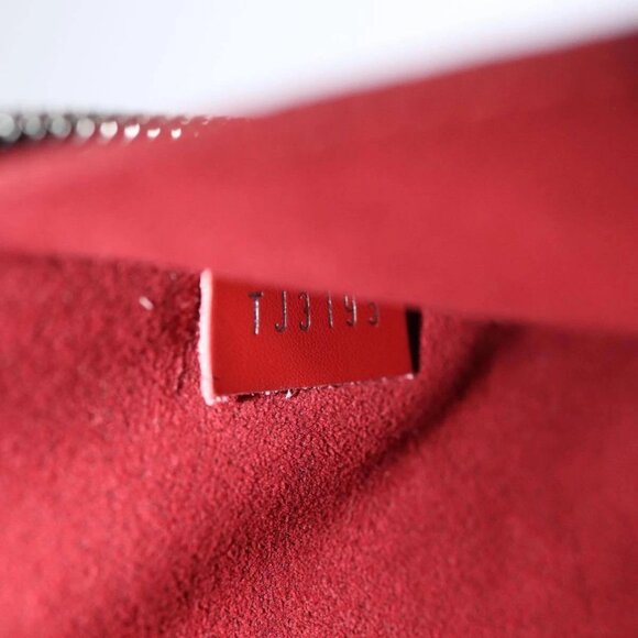 LOUIS VUITTON Epi Pochette Jules PM Clutch Bag Red Car Mine - Picture 10 of 16